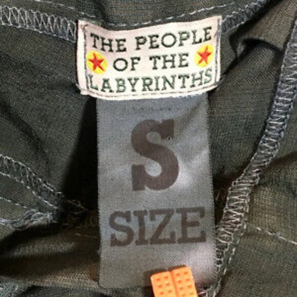 The People of the Labyrinths Green Cargo Pants - Picture 11 of 12